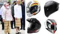 Layaknya helm premium, sepatu sneaker Iriana Jokowi harganya tembus Rp 8 Juta.
