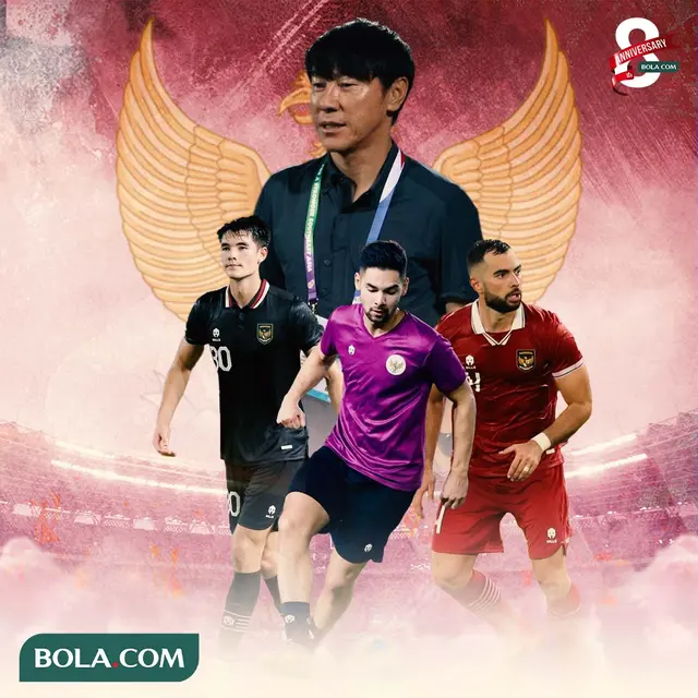 Timnas Indonesia - Elkan Bagott, Sandy Walsh, Jordi Amat, Shin Tae-yong