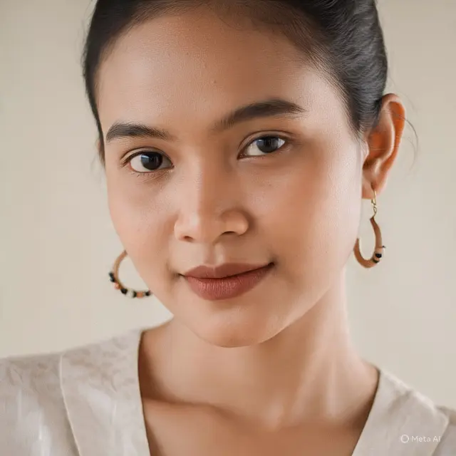 10. Anting Curve Minimalis