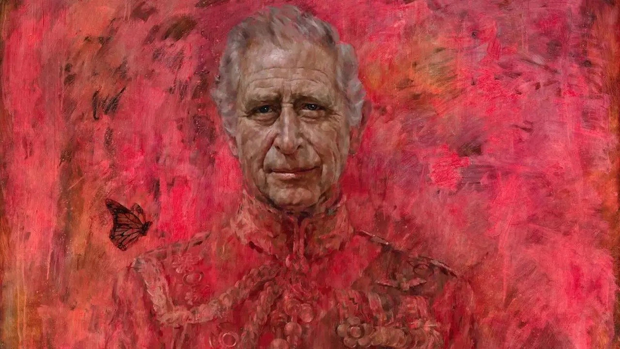 Lukisan Resmi Pertama Raja Charles III Tuai Protes, Warganet Soroti Warna Merah Darah