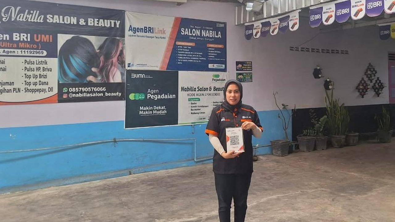 Pemilik Salon Kecantikan Merangkap Agen BRILink Ini Sukses Kembangkan Usahanya