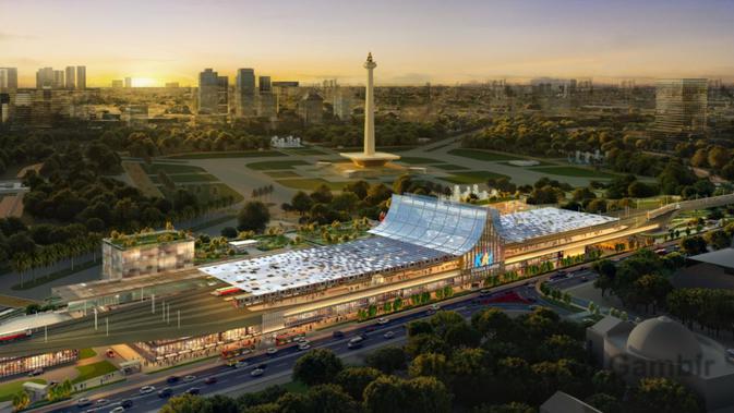 Potret Stasiun Gambir di Masa Depan, Punya Wajah Baru dan Lebih Modern