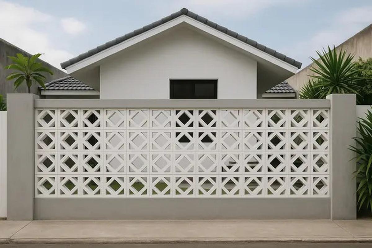 10 Model Pagar Tembok Tanpa Besi yang Lagi Hits, Bikin Tampilan Rumah Estetik dari Luar