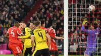 Laga Bayern Munchen vs Borussia Dortmund pada pekan ke-7 Bundesliga 2025/2026 -&nbsp;AP Photo/Lennart Preiss