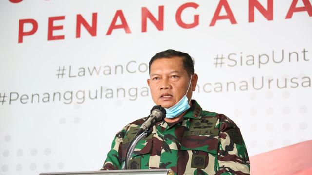 Panglima Komando Gabungan Wilayah Pertahanan (Kogabwilhan) I Laksamana Madya TNI Yudo Margono. (foto: dokumentasi BNPB)