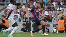<p>Hasil ini tidak mengubah posisi Barca yang sudah resmi jadi juara Liga Spanyol 2022-2023 sejak beberapa pekan lalu. (AP Photo/Joan Monfort)</p>