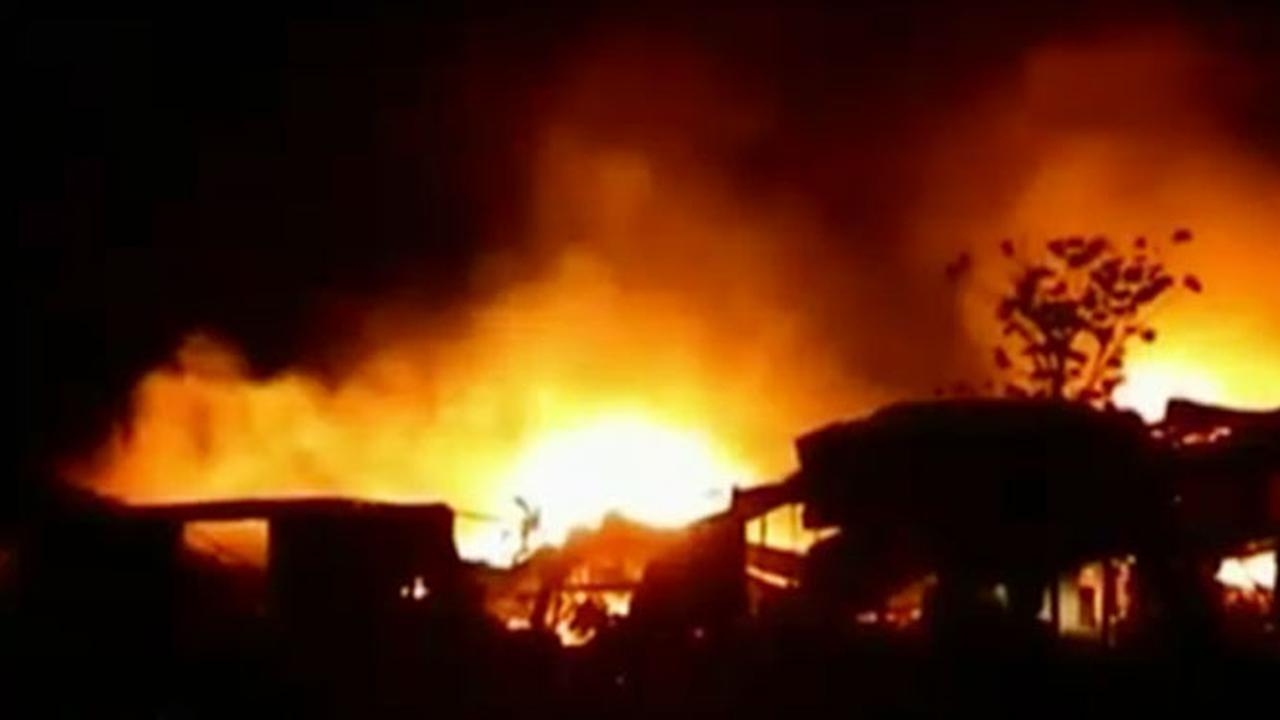 Pabrik Kembang Api Meledak di Tangerang