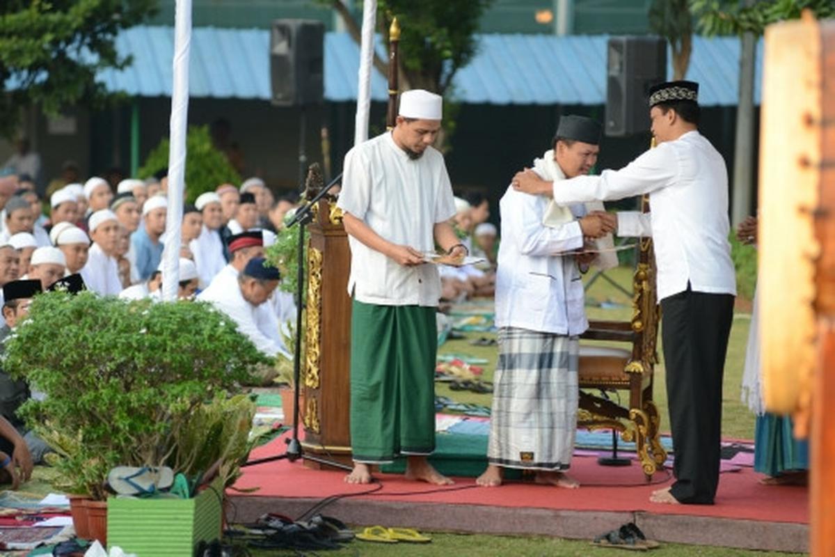 Sutan Bhatoegana laksanakan Salat Id di LP Cipinang