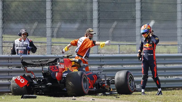 Alexander Albon Kecelakan di FP2 F1 Grand Prix Inggris
