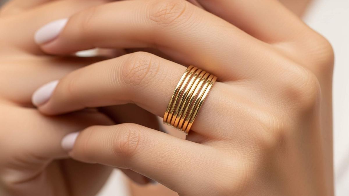 8 Tips Memilih Model Cincin Emas Layer untuk Stacking Ring, Inspirasi Tampil Harmonis dan Stylish