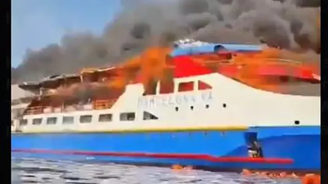 Top 3: Kapal Motor Barcelona 5 Terbakar