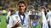 Tahun 2018 jadi periode paling spesial dalam perjalan karier Raphael Varane. Bek berusia 28 tahun itu juara Liga Champions bersama Real Madrid usai menaklukkan Liverpool 3-1. (AFP/Franck Fife)