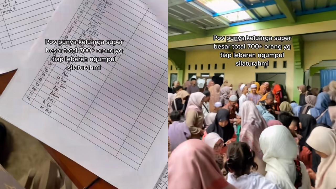 Viral Lebaran Keluarga Super Besar