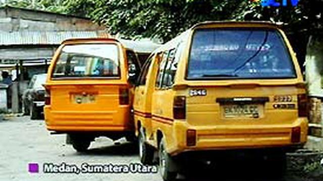 Ratusan Angkot di Medan Tidak Beroperasi - News Liputan6.com