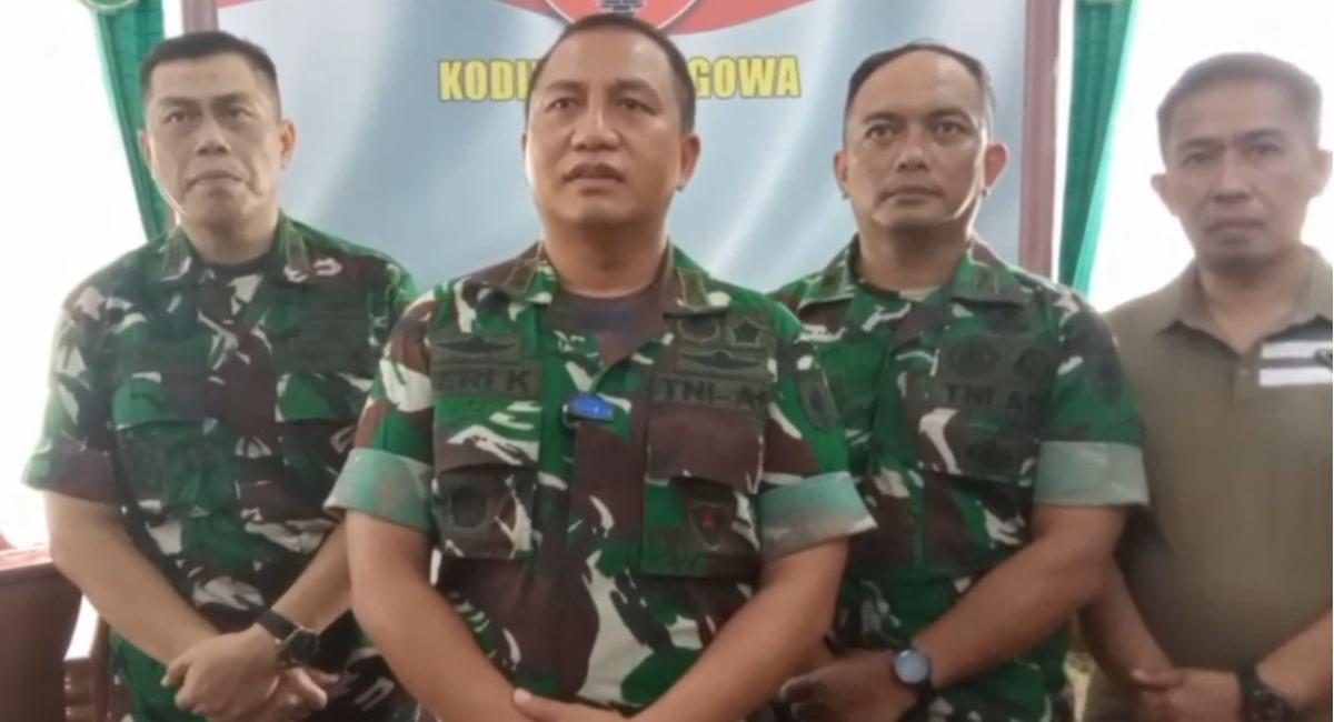 Komandan Distrik Militer 1409/Gowa Letkol Inf Heri Kuswanto
