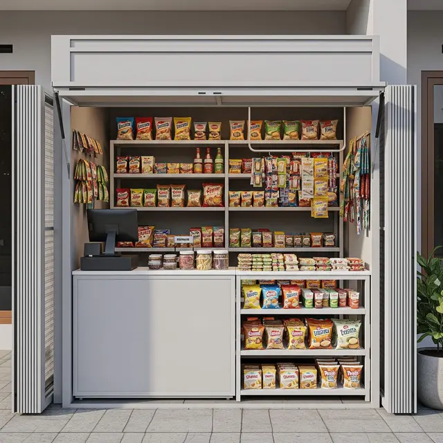 Layout Warung Kelontong Minimalis