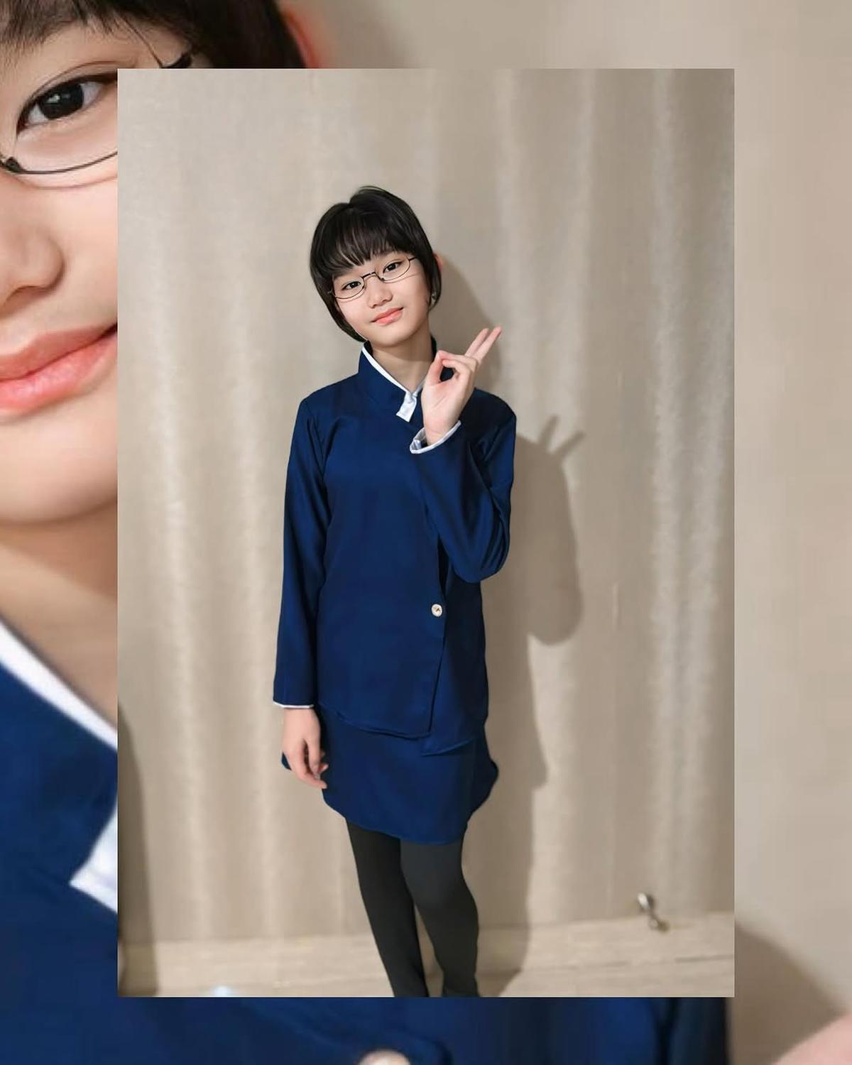 Potret Bilqis saat Cosplay Jadi Maki Zenin dari Anime 'JUJUTSU KAISEN', Banjir Pujian