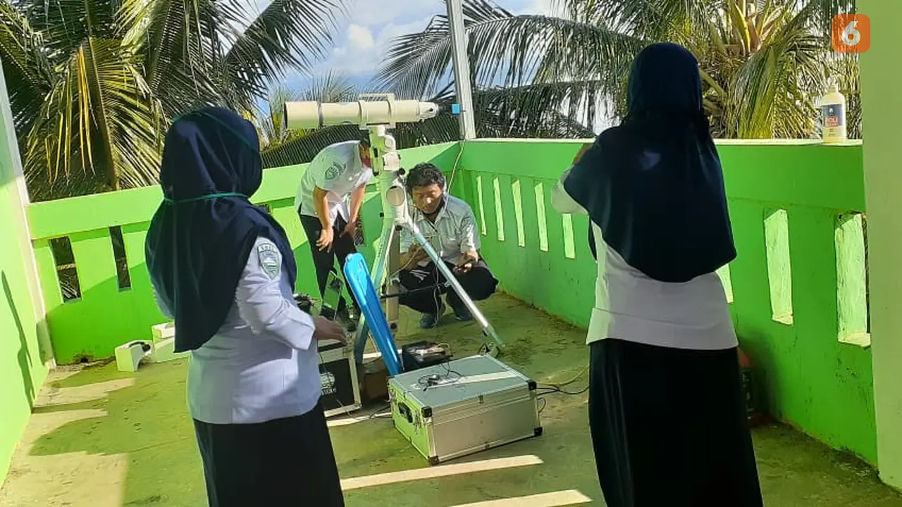pemantauan hilal di desa marana