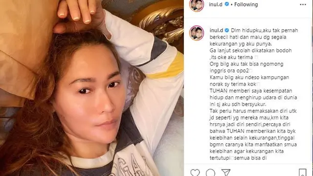 Unggahan Inul Daratista. (Foto: Dok. Instagram @inul.d)