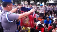 Demonstrasi sejumlah mahasiswa Papua di Manado, Sulut, akhir Mei 2016. (Liputan6.com/Yoseph Ikanubun)