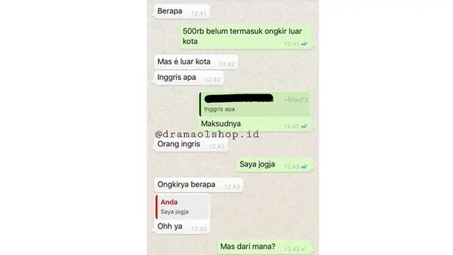 6 Chat Iseng Pembeli ke Online Shop Ini Bikin Emosi