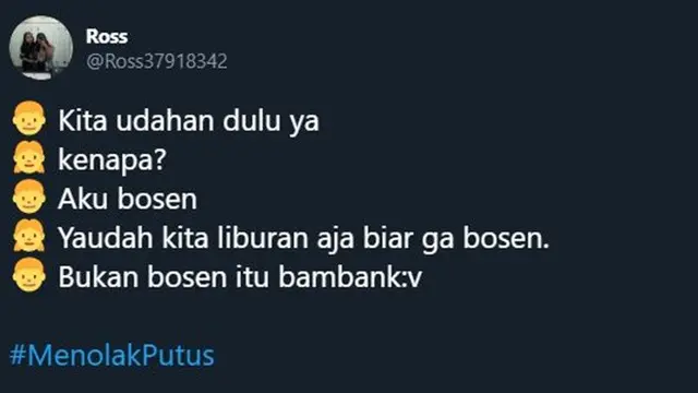 5 Cuitan #Menolakputus Ala Netizen Ini Menggelitik Banget