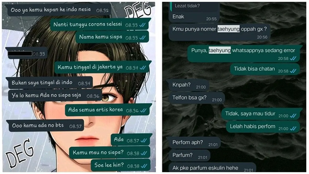 10 Chat Kocak saat Tipu Fans K-Pop Cilik, Polos Banget