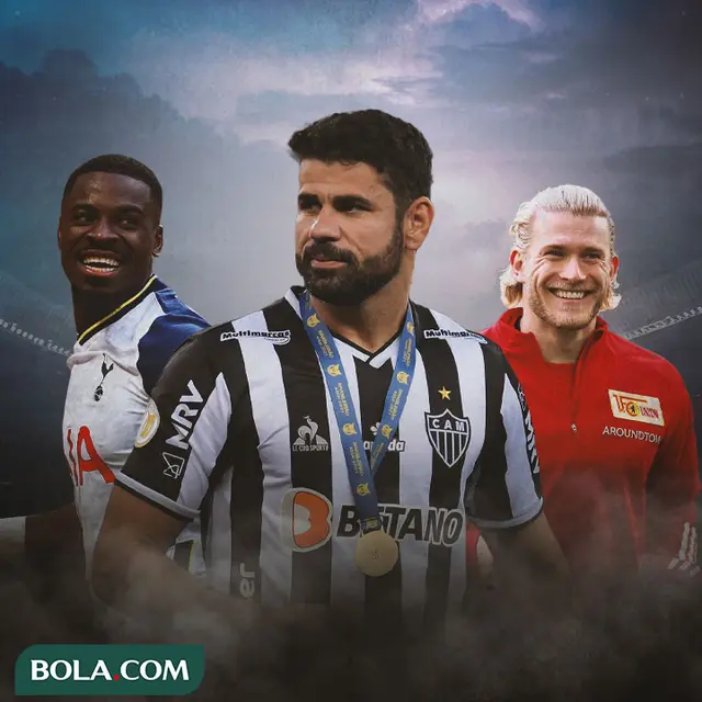 Ilustrasi - Serge Aurier, Diego Costa, Loris Karius