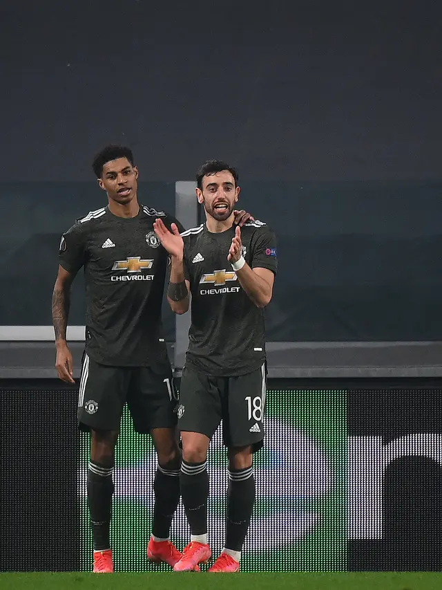 Gelandang Manchester United, Bruno Fernandes.