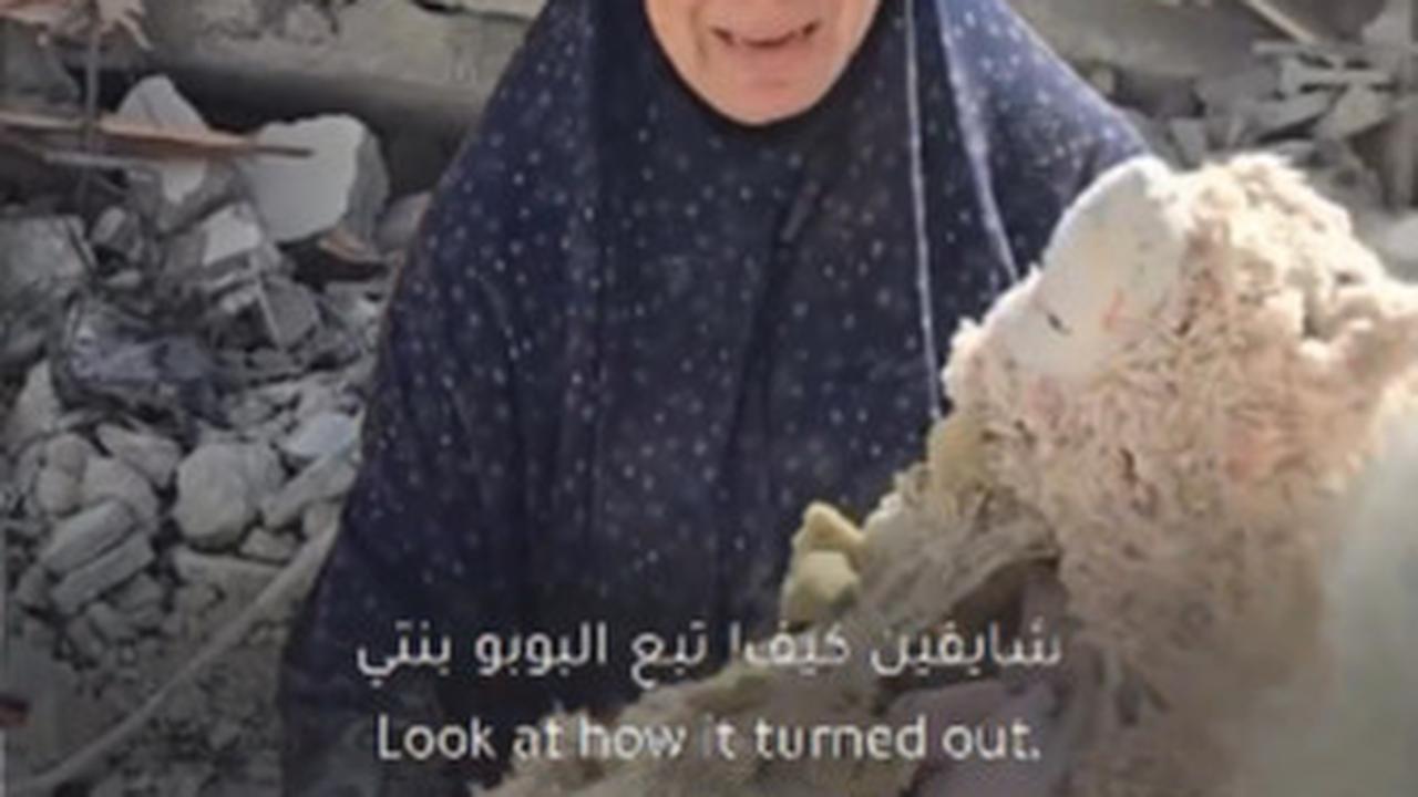 Jeritan Pilu Perempuan di Gaza Rumahnya Hancur Tak Tersisa Dibom Israel