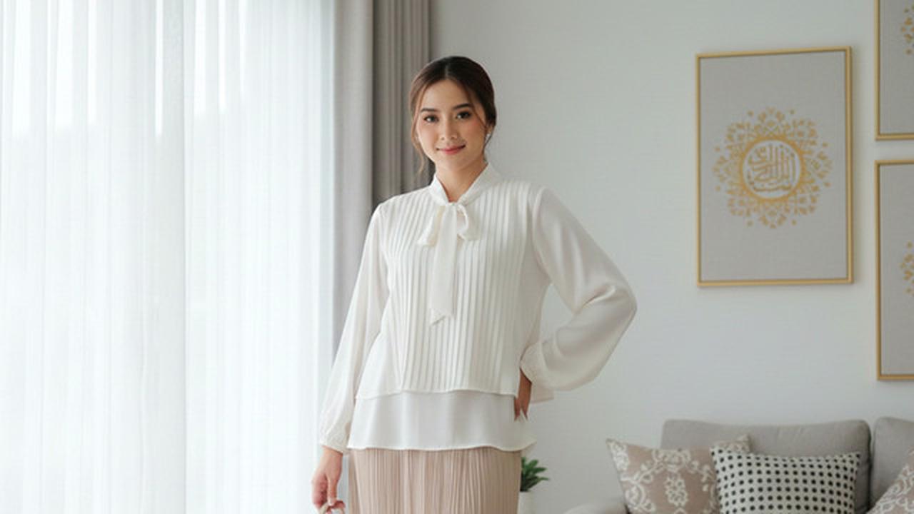 8 Inspirasi Baju Lebaran Tanpa Hijab yang Tetap Sopan dan Elegan