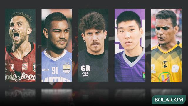 Kolase - Pemain Ilija Spasojevic, Omid Nazari, Giancarlo, Tamirlan Kozubaev, Cassio de Jesus