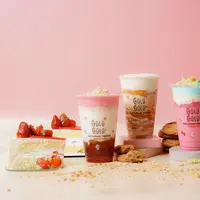 Cara praktis menikmati cake dan cookie dalam segelas Gulu-Gulu (Gulu-Gulu)