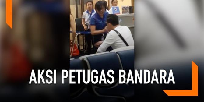 VIDEO: Petugas Bandara Bentak Penumpang karena Kelebihan Muatan