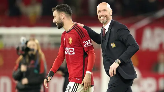 Erik ten Hag dan Bruno Fernandes