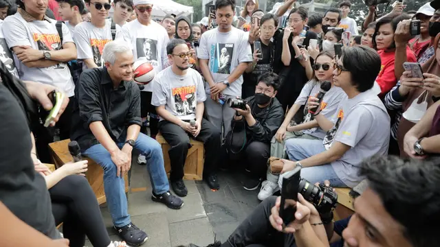 Arbani Yasiz dialog dengan Ganjar Pranowo (Istimewa)