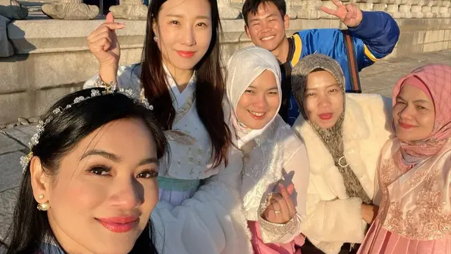 Titi Kamal liburan ke Korea Selatan (Instagram/titi_kamall)