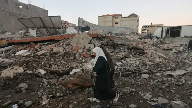 Suasana Serangan Udara Israel saat Gempur Jalur Gaza