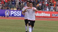 Ismed Sofyan mencetak gol dalam pertandingan leg kedua 32 besar Piala Indonesia 2018 menghadapi 757 Kepri Jaya di Stadion Citra Mas, Batam, Kamis (31/1/2019). (Media Persija)