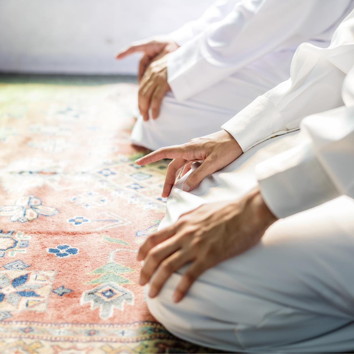 Ilustrasi Sholat Idul Fitri.