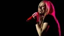 Avril Lavigne, akhir-akhir ini tak pernah menampakan diri di hadapan publik. Tidak hanya soal kisah cintanya pasca bercerai di tahun 2015 lalu, namun juga kiprahnya di dunia musik. (AFP/CESAR VICUÑA)