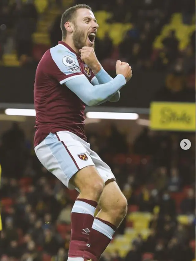 potret kemenangan West Ham atas Watford
