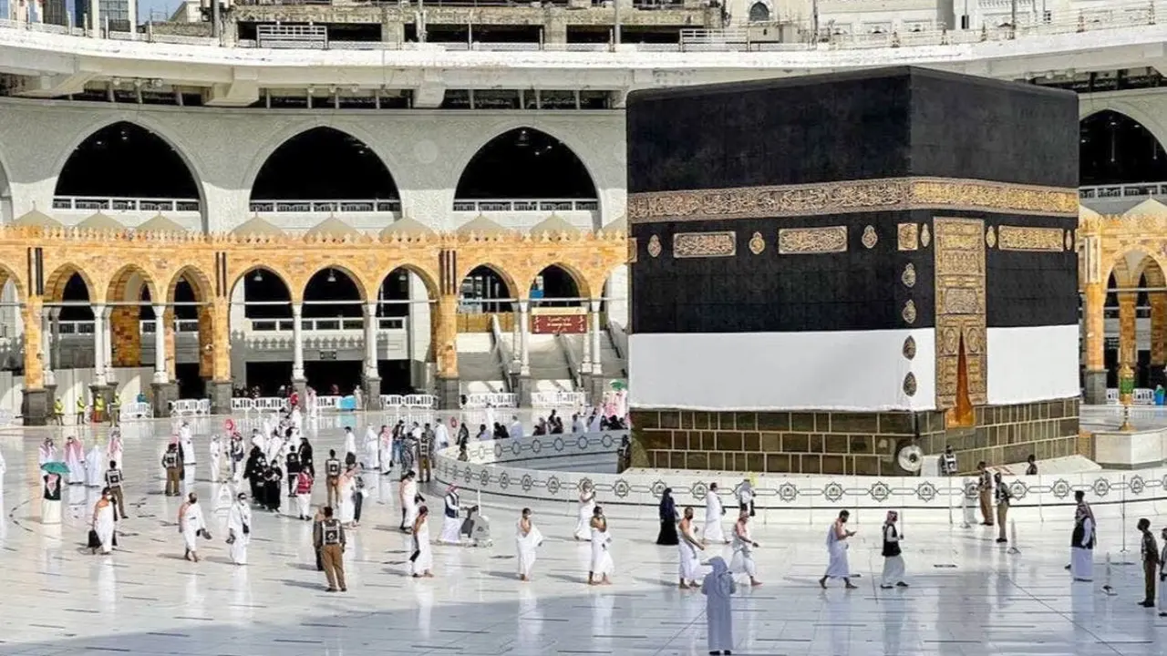 Muslim mulai ritual Haji 2021 pada 17 Juli 2021. (Twitter @reasahaharamain)