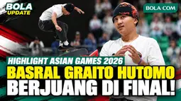 Highlight Basral Graito Hutomo Berjuang di Final Skateboard Street Asian Games 2026