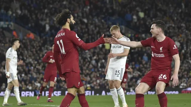 Hasil Liga Inggris: Liverpool Pesta Gol di Kandang Leeds United
