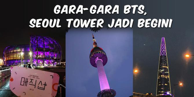 VIDEO: TOP 3 | Gara-Gara BTS, Menara Seoul jadi Ungu