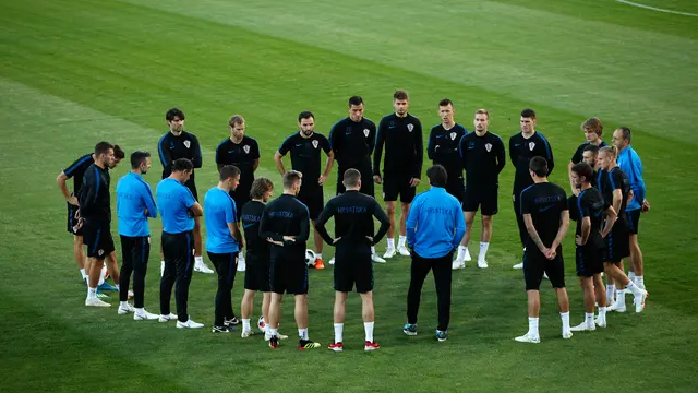 Melihat Persiapan Pemain Kroasia Jelang Duel dengan Inggris