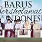 Barus Bersholawat di Lapangan Merdeka Barus, Kecamatan Barus, Kabupaten Tapanuli Tengah, Sumatera Utara (Sumut) Rabu (15/2/2023).