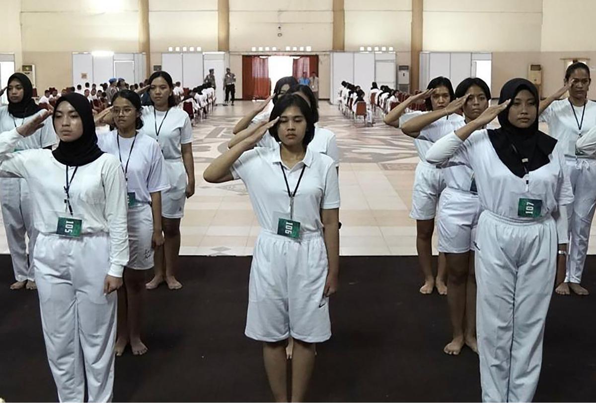 FOTO: Intip Seleksi Calon Siswa Sekolah Inspektur Polisi Sumber Sarjana (SIPSS)  di  Akademi Kepolisian (Akpol) Semarang
