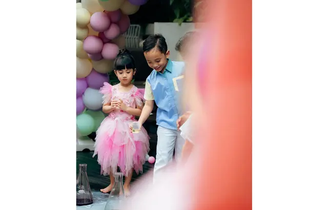 Pesta Perayaan Ulang Tahun ke-5 Chava (Sumber: Instagram/rachelvennya)